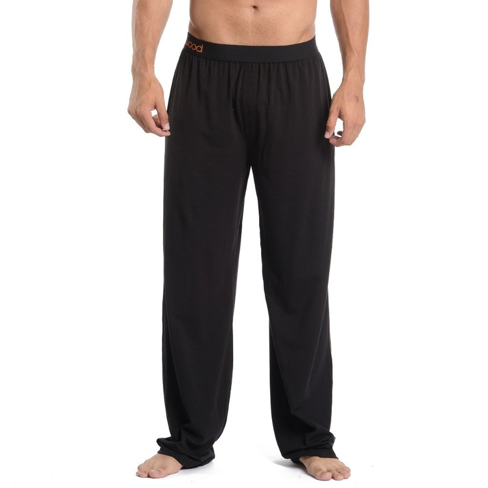 Great GRAD or FATHER'S DAY GIFTWood Black Lounge Pants